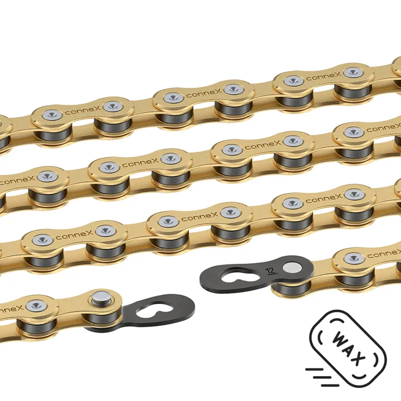 Connex 12SG WAX 12 speed Bicycle Chain - 11/128 - 126L in Gold