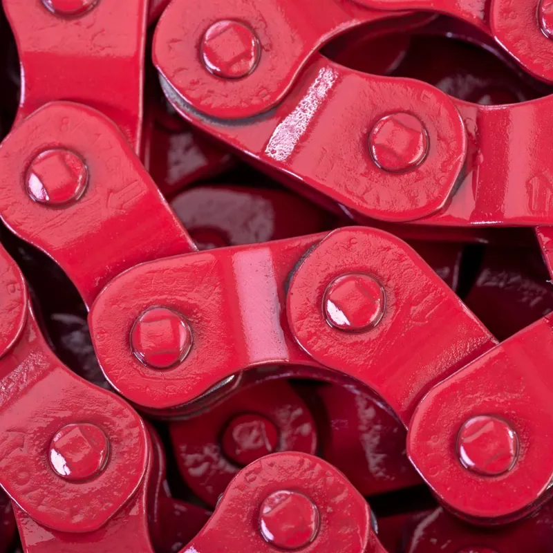 Gusset Coloured Slink Chain in Red - 3/32-1