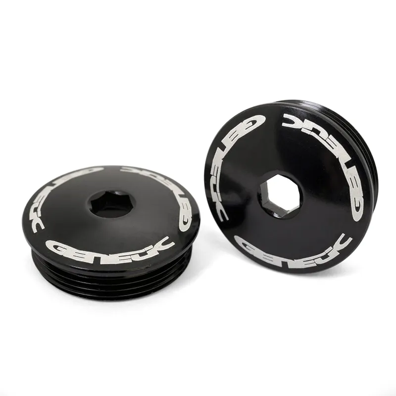 Genetic Heritage Crank Caps in Black
