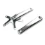 Genetic Tibia 144BCD JIS Square Taper Track Cranks in Silver