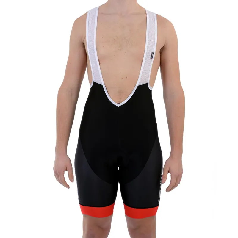Halo Bib Shorts in Black-4