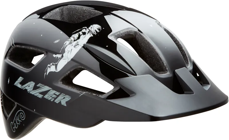 Lazer Gekko Spaceman Black / White Unisize Youth Helmet