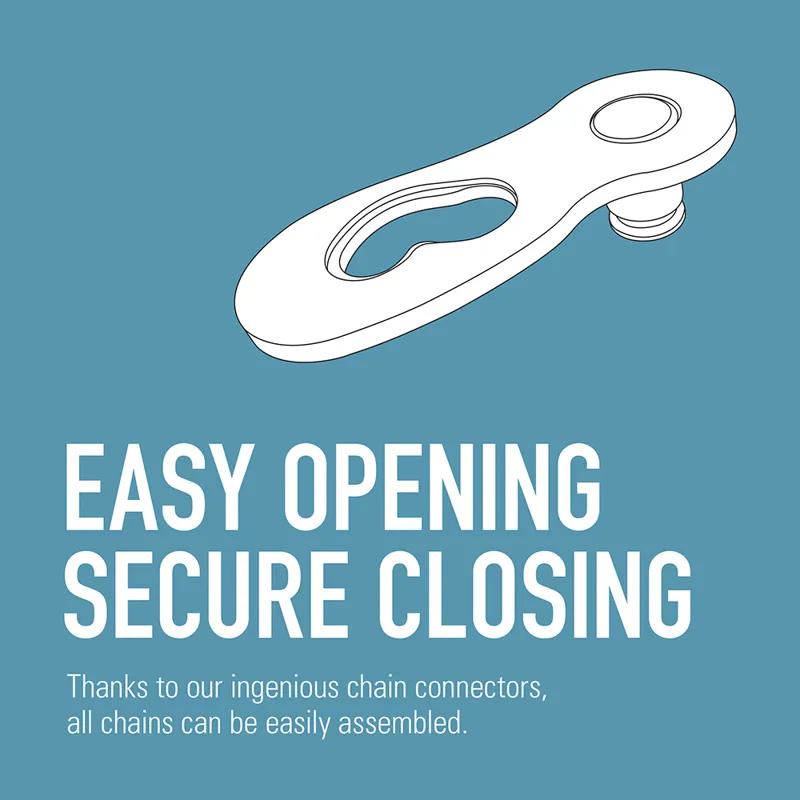 Connex 10SX 10-speed Bicycle Chain - 11/128 - 114L in Nickel-4