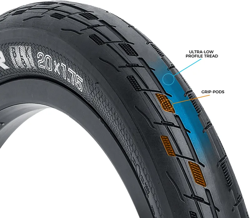 Tioga FASTR  BLK LBL - 20 x 1.85-2