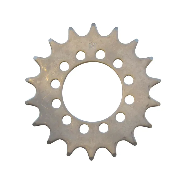 Gusset Disc Mount Fixed Sprockets 16 / 17 / 18 / 20 / 22 Tooth Silver-2