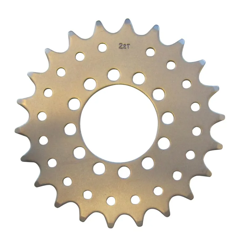 Gusset Disc Mount Fixed Sprockets 16 / 17 / 18 / 20 / 22 Tooth Silver-3