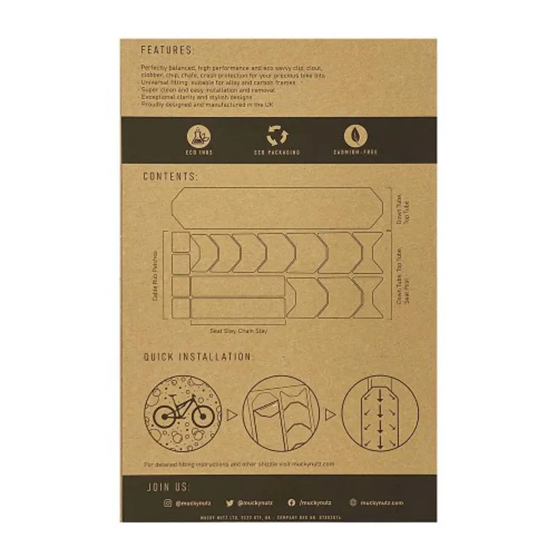 Mucky Nutz Frame Skinz in Contours Matt-6