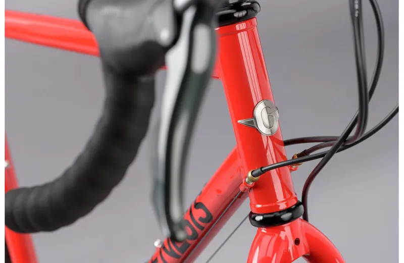 Genesis Croix De Fer 20 Steel Gravel Bike in Red-3