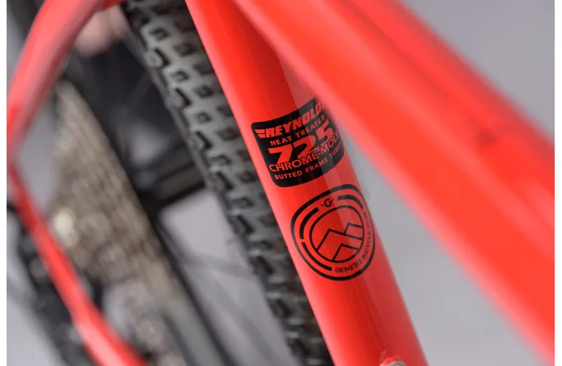 Genesis Croix De Fer 20 Steel Gravel Bike in Red-6