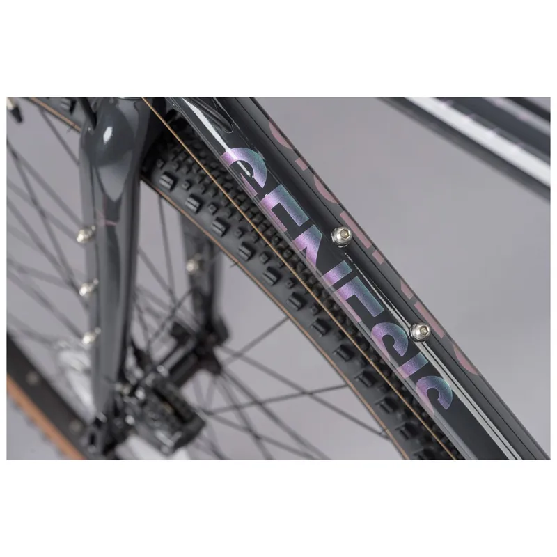 2021 Genesis Croix De Fer 50 Steel Gravel Bike in Black-2