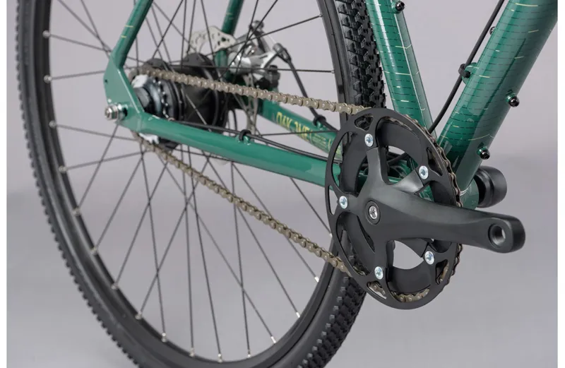 Genesis Day One Aluminium Super Commuter / Gravel Bike in Green-9