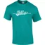 BILLYS Logo Short Sleeve Small T-Shirt in Jade Dome