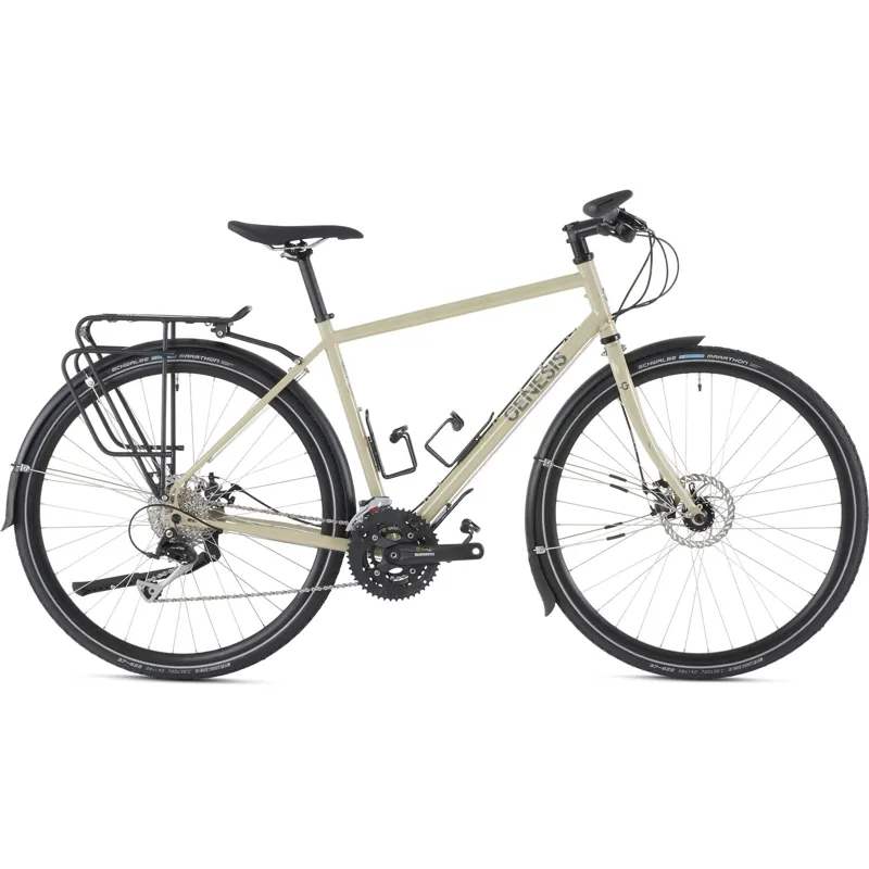Genesis Tour De Fer 10 Flat Bar Steel Touring / Hybrid Bike-1