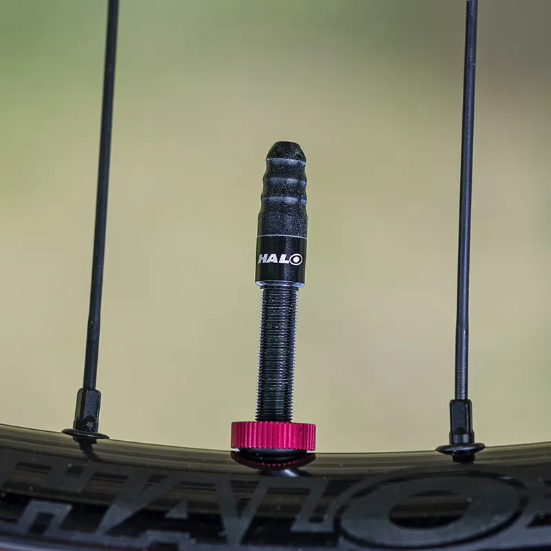 Halo Hi Flow Tubeless Valves 80mm in Black-2