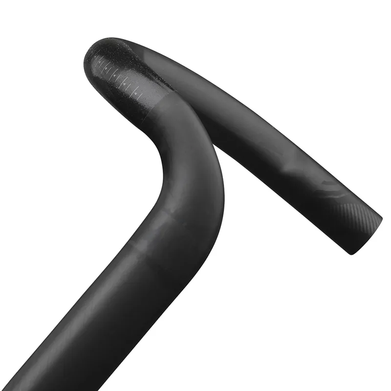 Teravail Feldspar Carbon Drop Bars in Black - 40/42/44/46/48cm Width-1