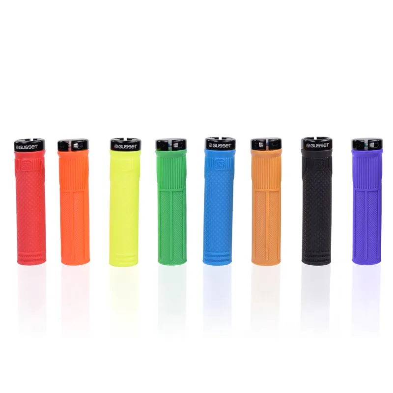 Gusset Grips S2 Lock-On Grips in Fluro Orange-2