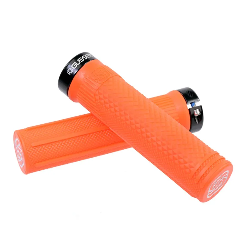 Gusset Grips S2 Lock-On Grips in Fluro Orange