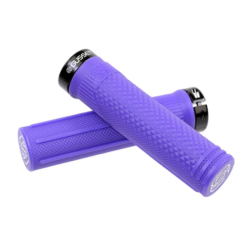 Gusset Grips S2 Lock-On Grips in Purple