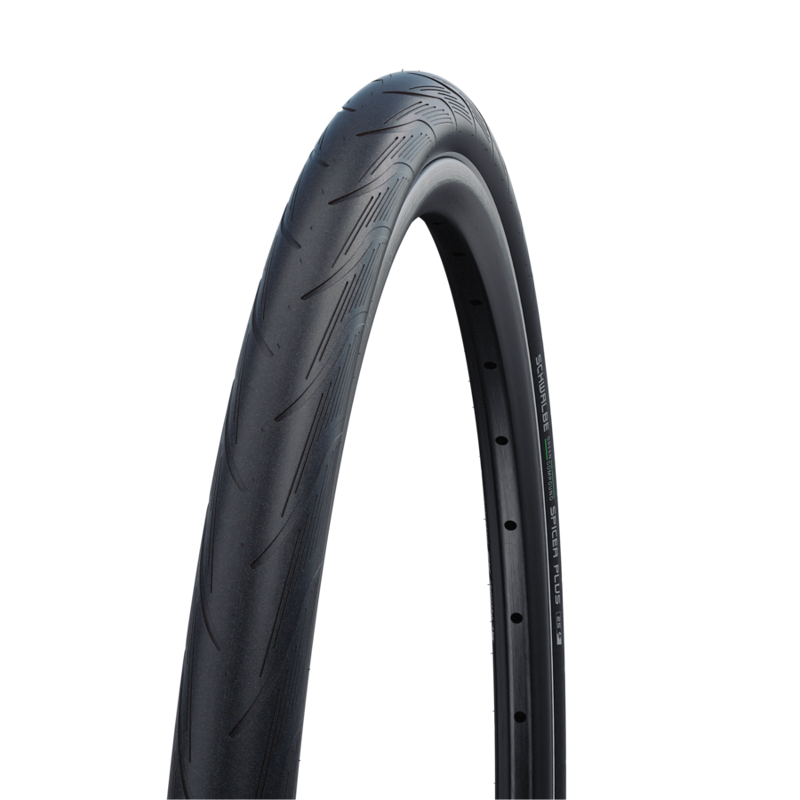 Schwalbe Spicer Plus 700 x 35/38c Tyre in Black+Reflex-1