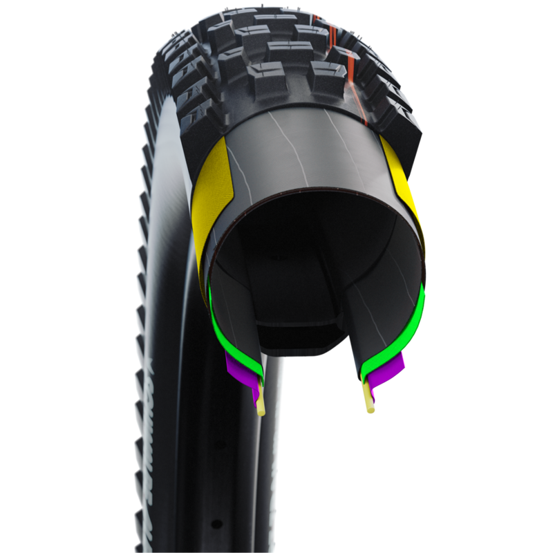 Schwalbe Albert Gravity Pro 27 x 2.50 / 2.60 Tyres in Black-2