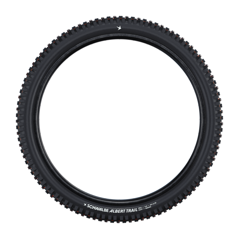 Schwalbe Albert Trail Pro 27.5 Tyre in Black - 2.50-3