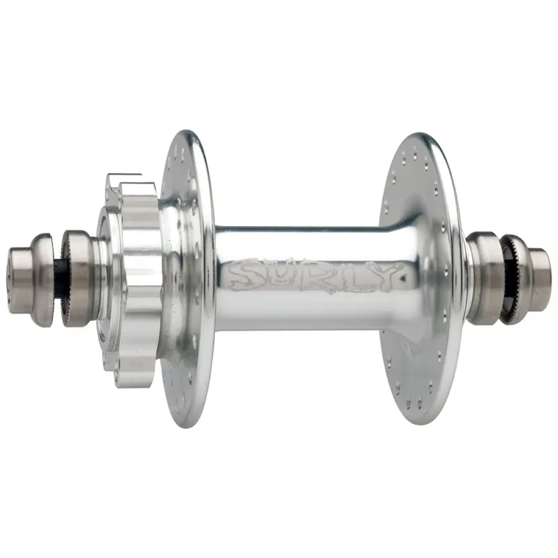 Surly Ultra New 32h Front Disc Hub in Silver