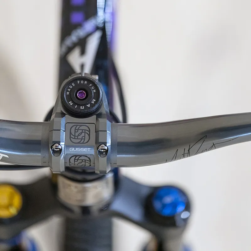 Gusset Components TS Stem - MJ Signature in Grey - 32mm or 40mm-9