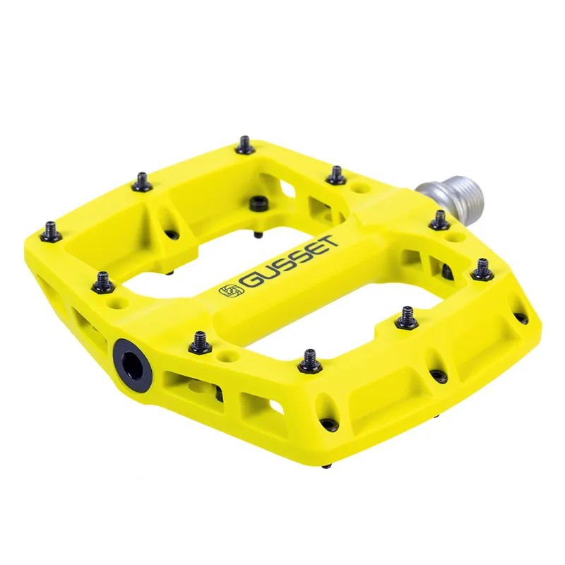 Gusset Components - Slim Jim Nylon Pedals - Lime