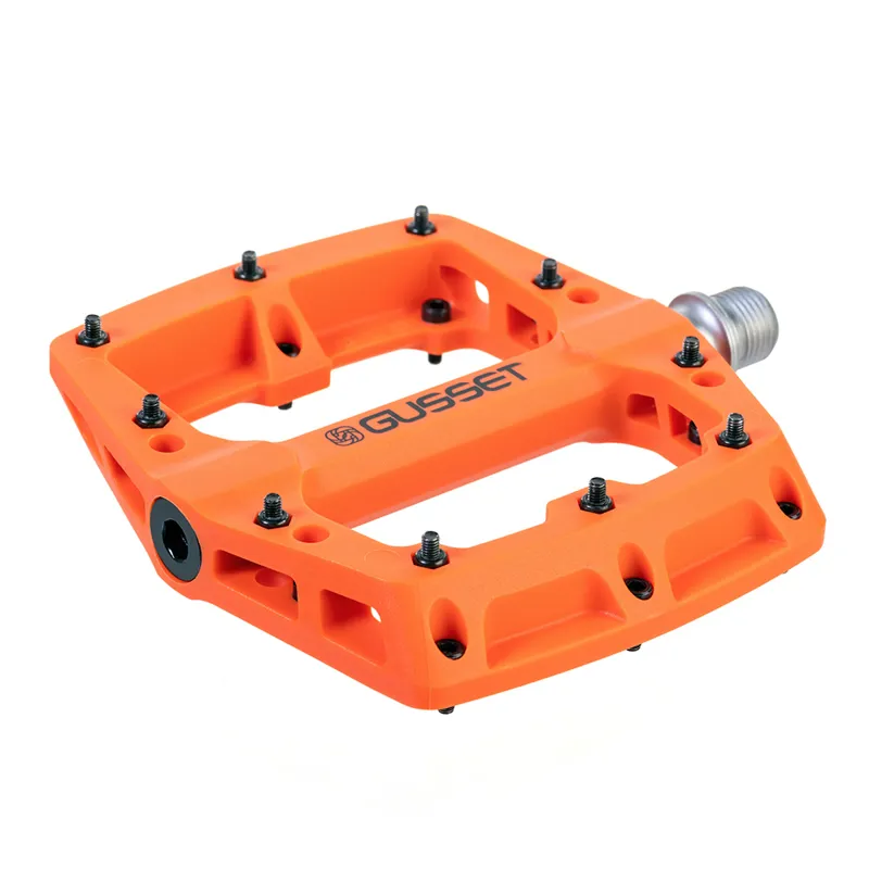Gusset Components - Slim Jim Nylon Pedals - Orange-1
