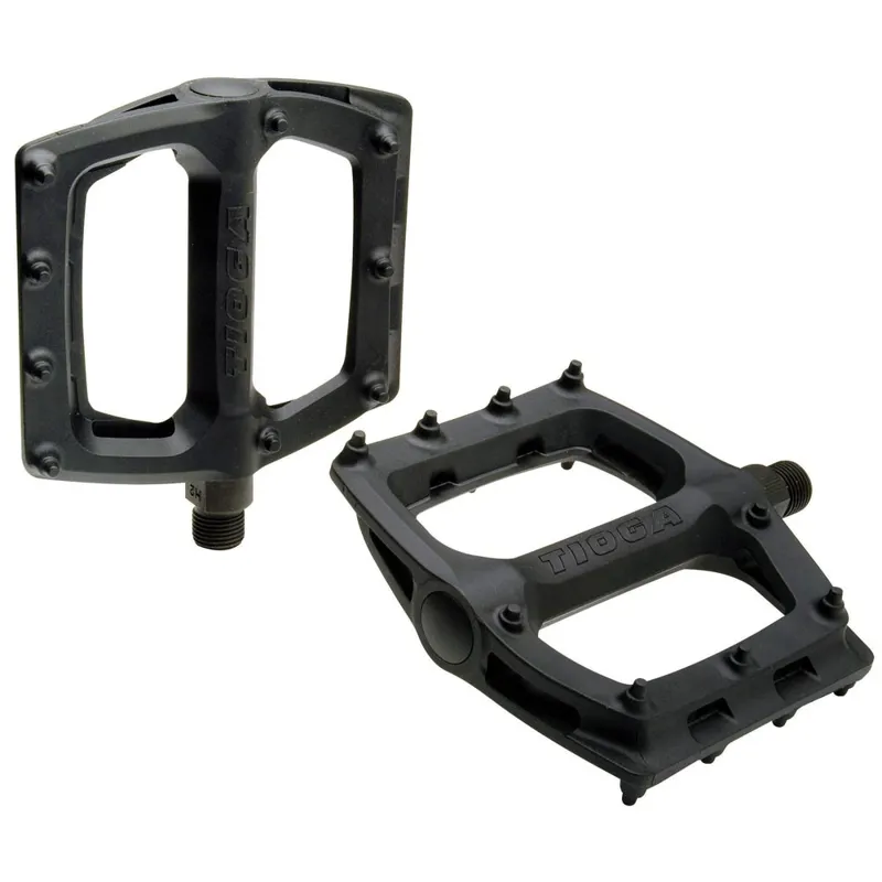 Tioga Surefoot Slim Pedals 9/16 in Black-1