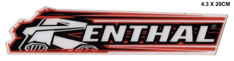 Renthal Logo Stickers - 100/200/300mm-2