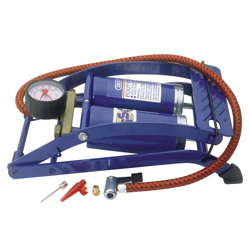 Barrel Foot Pump Double