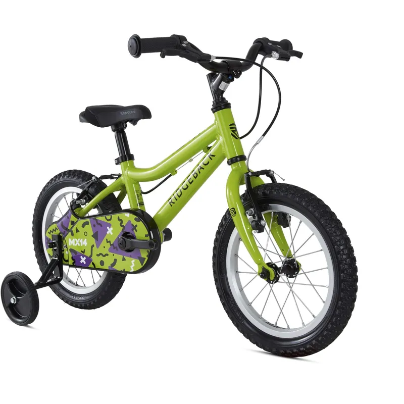 Ridgeback MX14 14in Kids Bike in Green-1