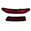 Halo Evaura Disc Decal Kit in Red