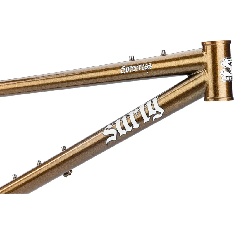 Surly Sorceress Frame in Hot Honey Bling-1