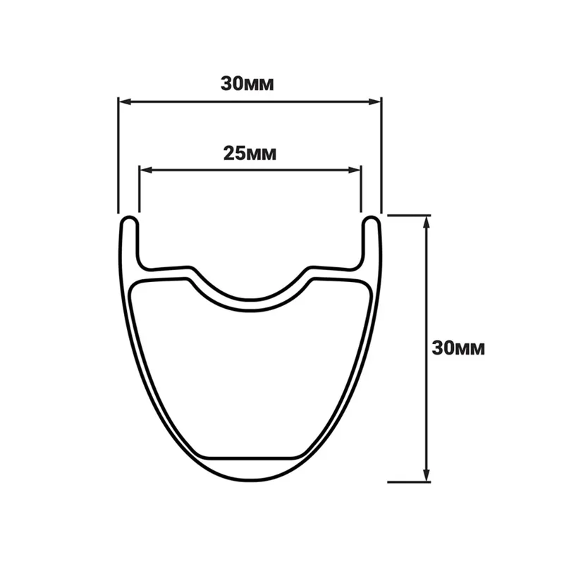 Teravail Circos Carbon Gravel Rim in Matt Carbon - Front or Rear - 28H-2