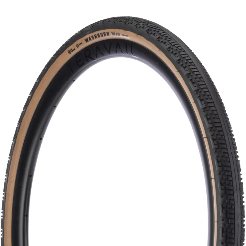 Teravail Washburn 2 700c Durable in Black/Tan - 700x40/45/50-1