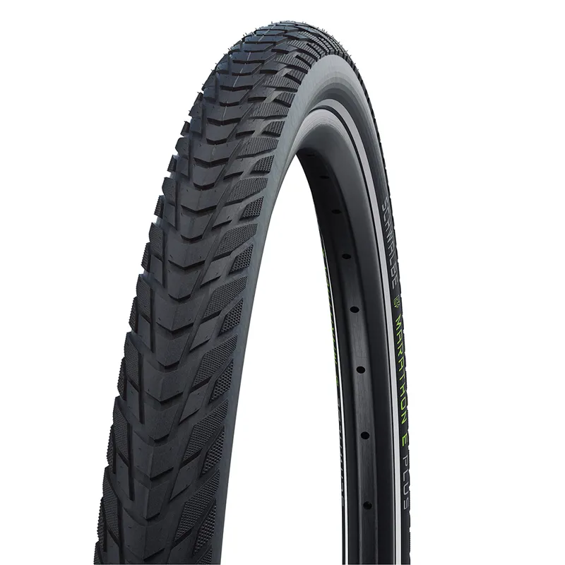 Schwalbe Marathon E-Plus 700 x 35/38C Tyres in Black+Reflex-1