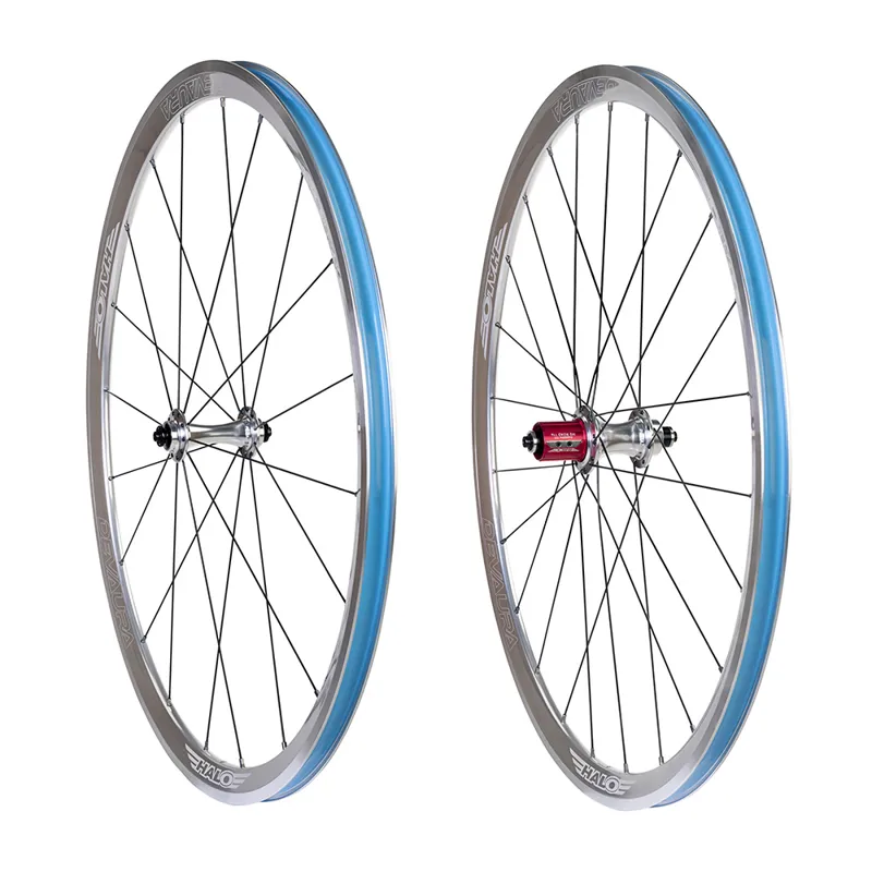 Halo Devaura RS2 700c Front Wheel in Silver with Black Spokes-4