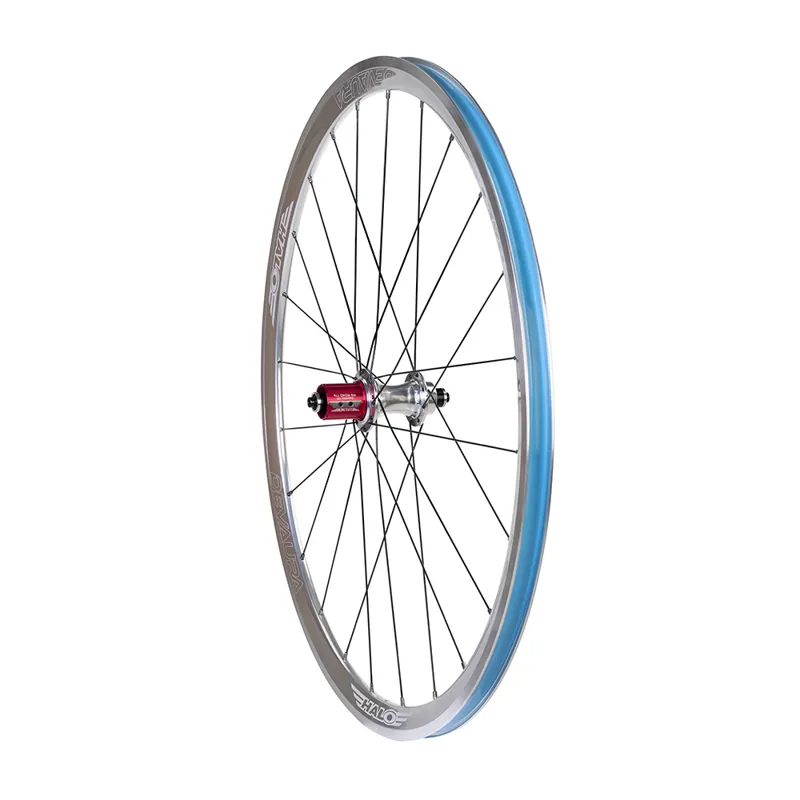 Halo Devaura RS2 700c Rear Wheels in Silver with Black Spokes
