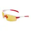 BZ Optics PHO HD Yellow Polarised Glasses in White with Red Trim