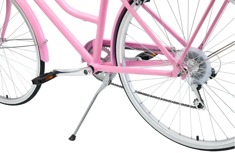 Reid Ladies Classic 7-Speed Vintage Shopper Bike in Pink-4