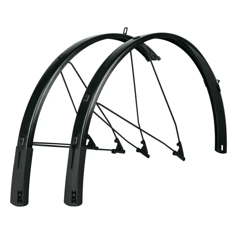Sks Bluemels Style 28 Mudguard Set: BLACK 28