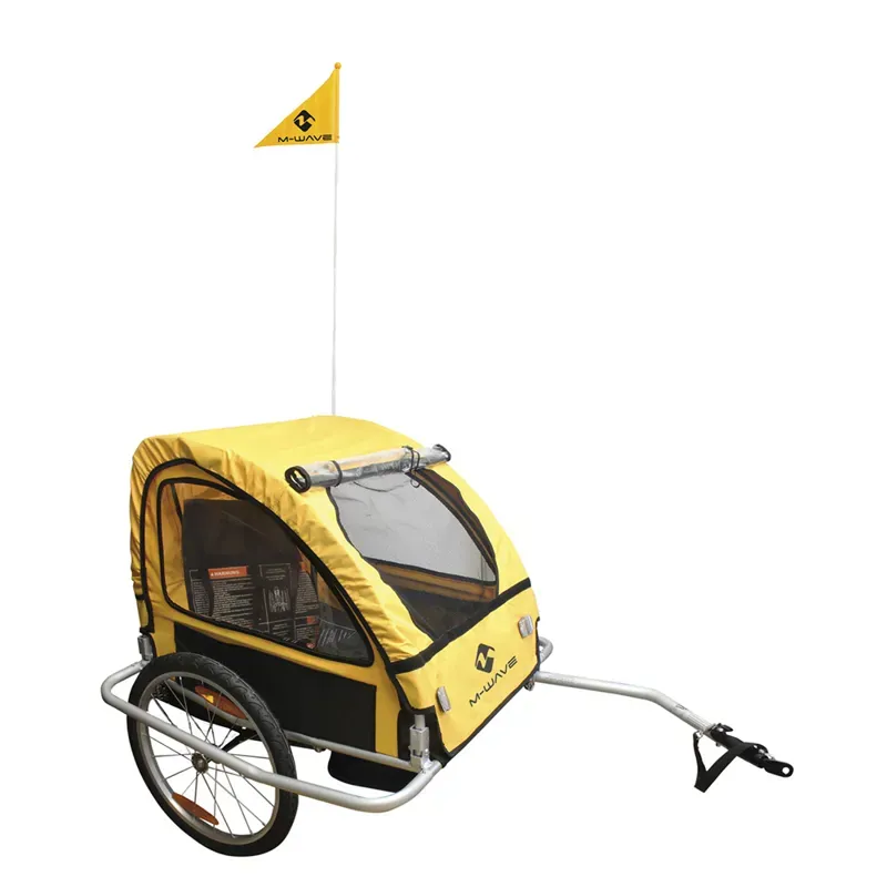 M-Wave Stalwart KID EASY LIGHT Trailer Yellow 2 kids