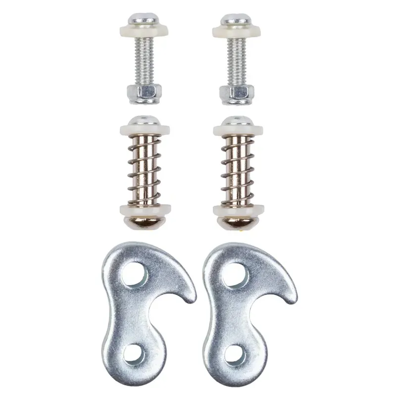 M-Wave Single Wheel Trailer QR Spare Hook-On Parts Silver qr hitch