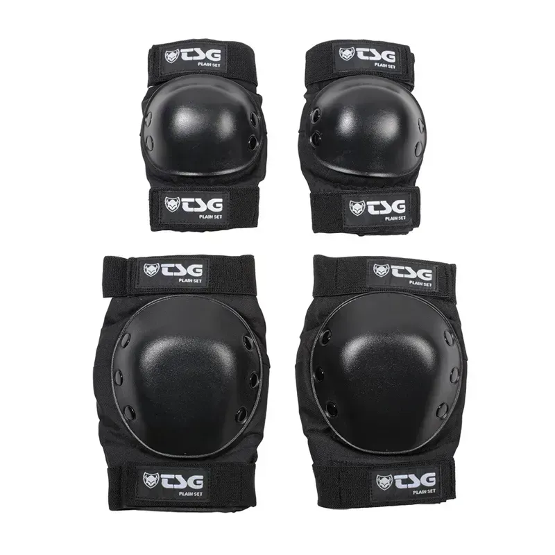 TSG Pad Sets - Plain-Set in Black