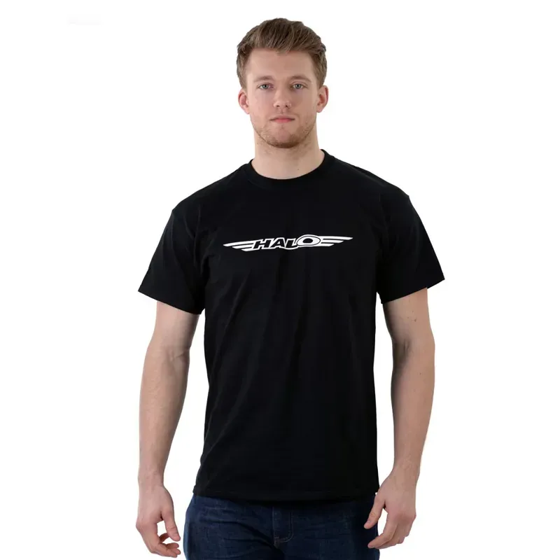 Halo Tech Logo T- Shirt in Black-1