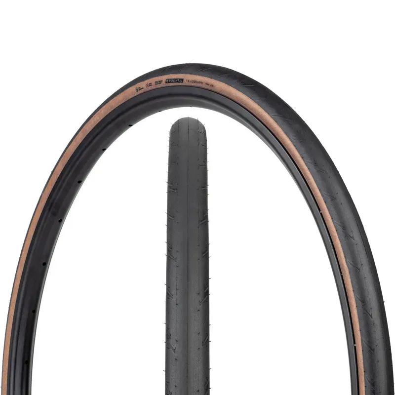 Teravail Telegraph 700c Light and Supple in Black/Tan - 700x35/40