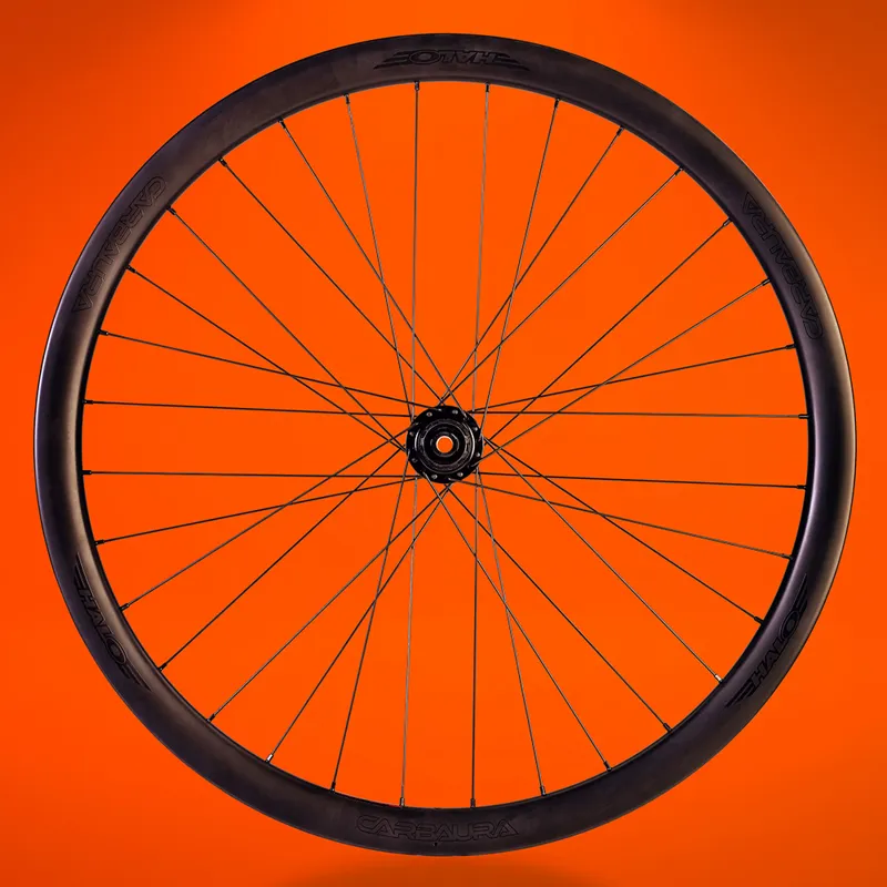 Halo Carbaura XCD 35mm Carbon Gravel Wheelset-5