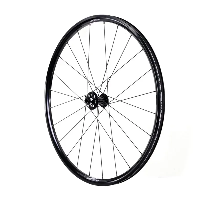 Halo White Line 700 Front Disc Wheel in Black - QR/15mm